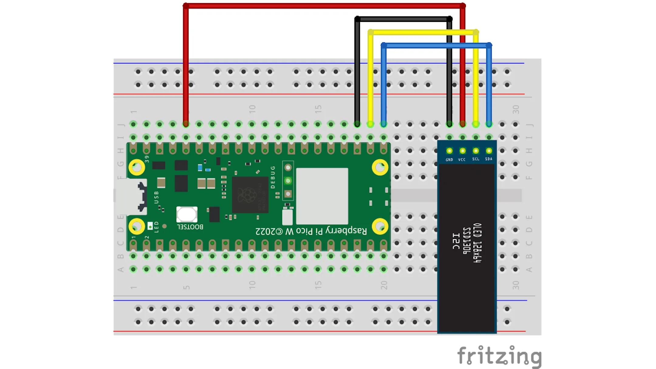 Thiết bị tạo mật khẩu một lần OTP nhỏ gọn với Raspberry Pi Pico W và màn hình OLED hiển thị mã 6 chữ số
