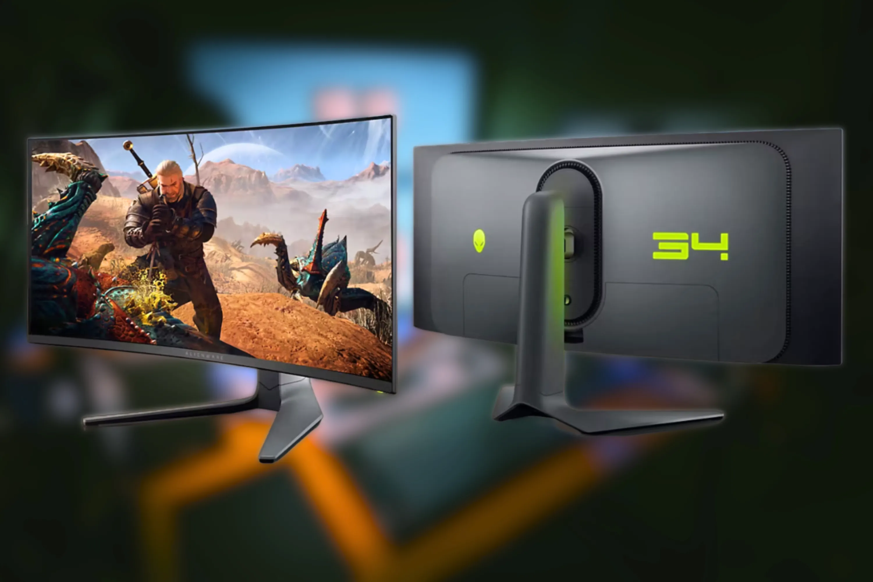 Thiết kế ấn tượng của màn hình chơi game Alienware AW3423DWF