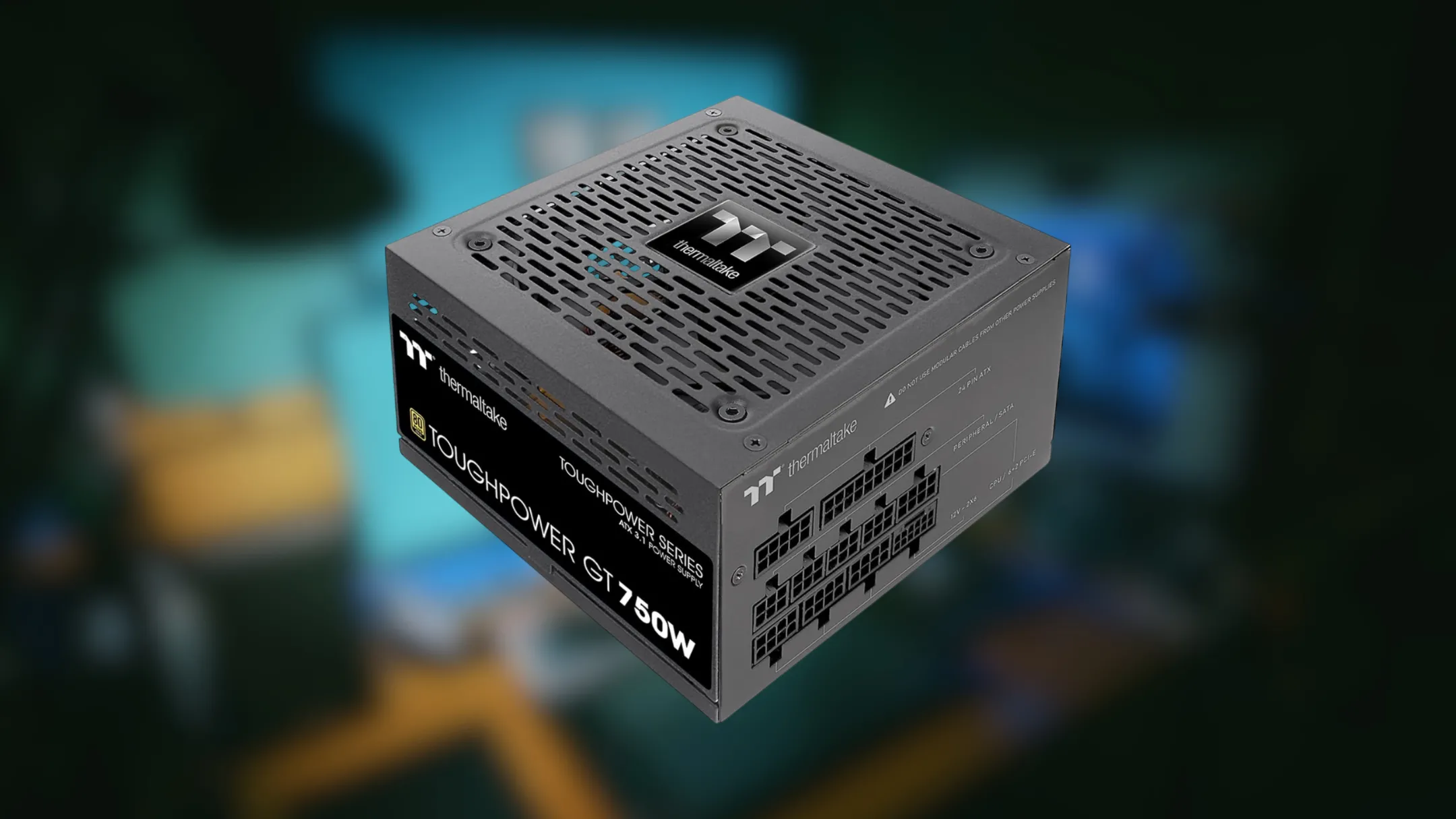 Thiết kế cáp rời và cổng kết nối của nguồn Thermaltake Toughpower GT 750W