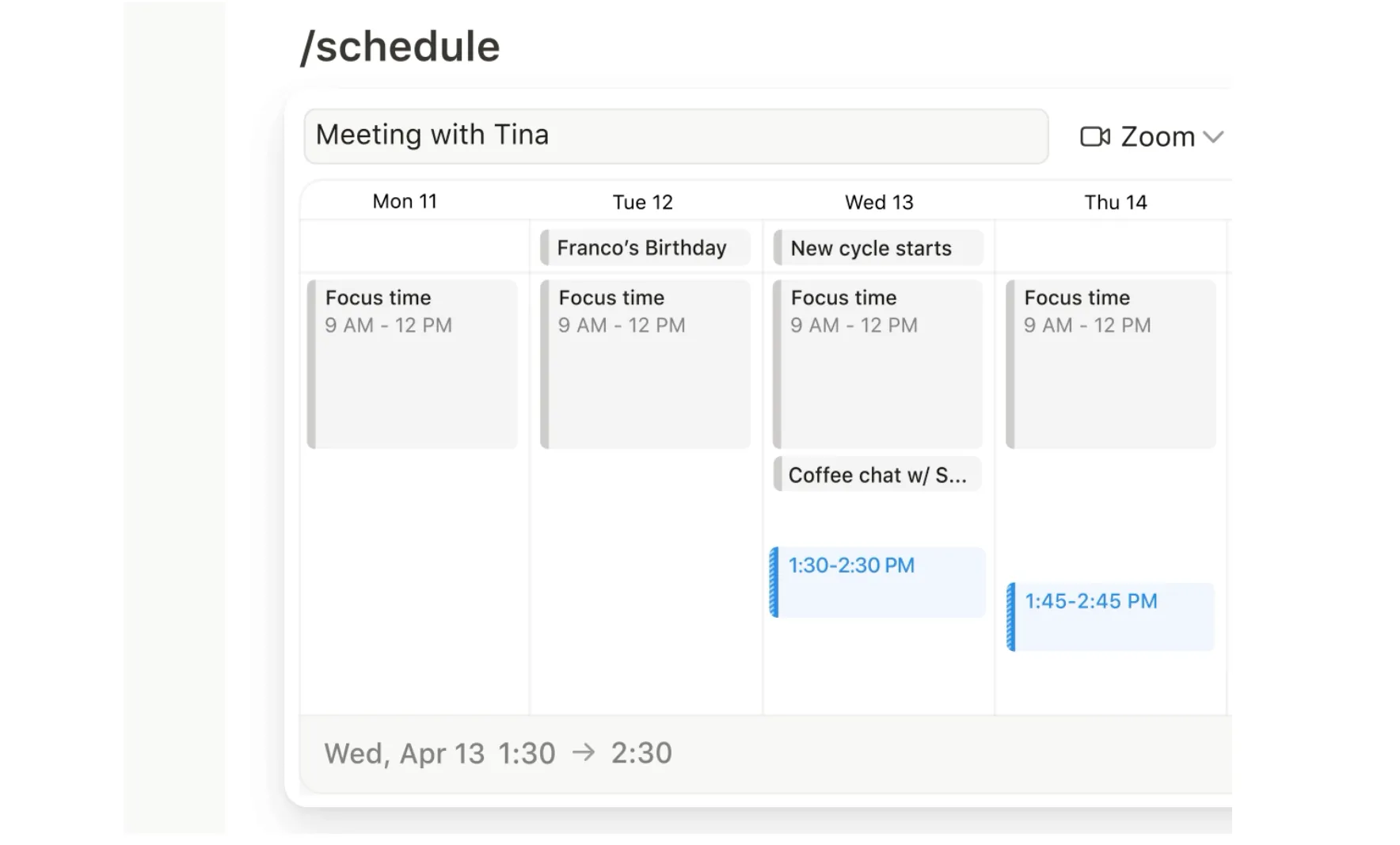 Tích hợp Notion Mail và Notion Calendar để dễ dàng chia sẻ lịch trống và lên lịch cuộc họp