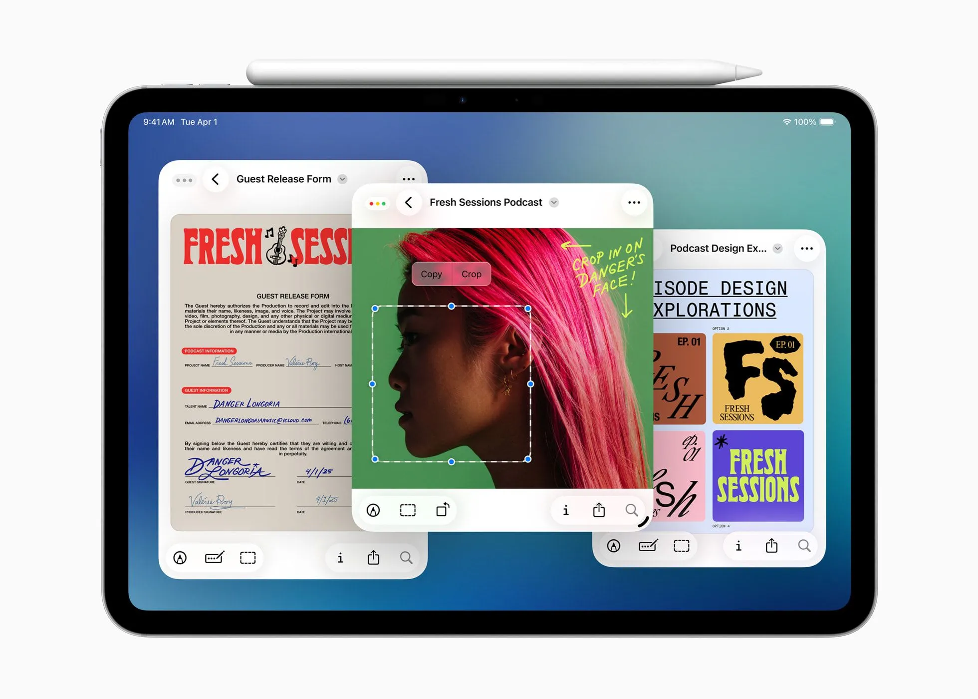 Tính năng đánh dấu và ký văn bản trên ứng dụng Preview gốc của iPadOS 26