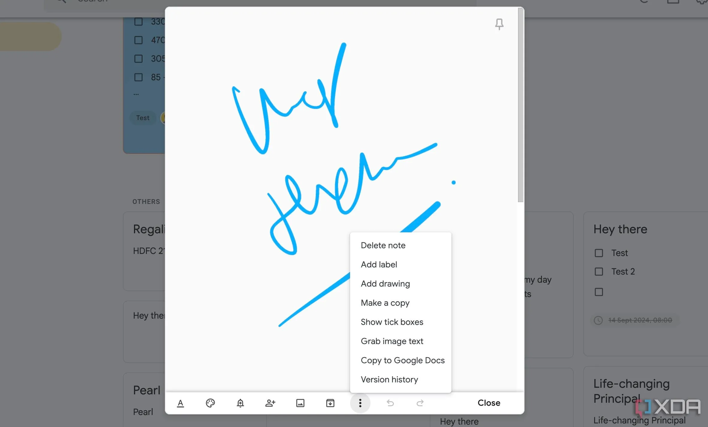 Tính năng ghi âm và công cụ vẽ tay trong Google Keep giúp ghi chú đa dạng
