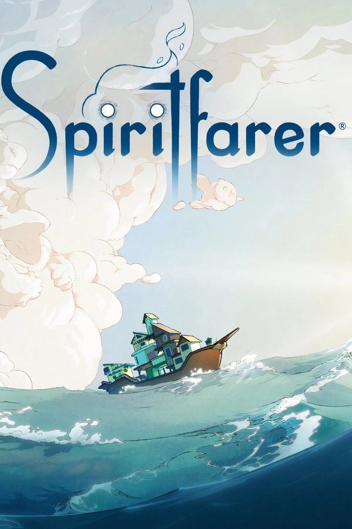 Tổng hợp các cảnh gameplay trong Spiritfarer, bao gồm nhân vật Stella cùng các linh hồn trên con tàu quản lý, thể hiện phong cách nghệ thuật ấm áp và cốt truyện cảm động về cái chết.