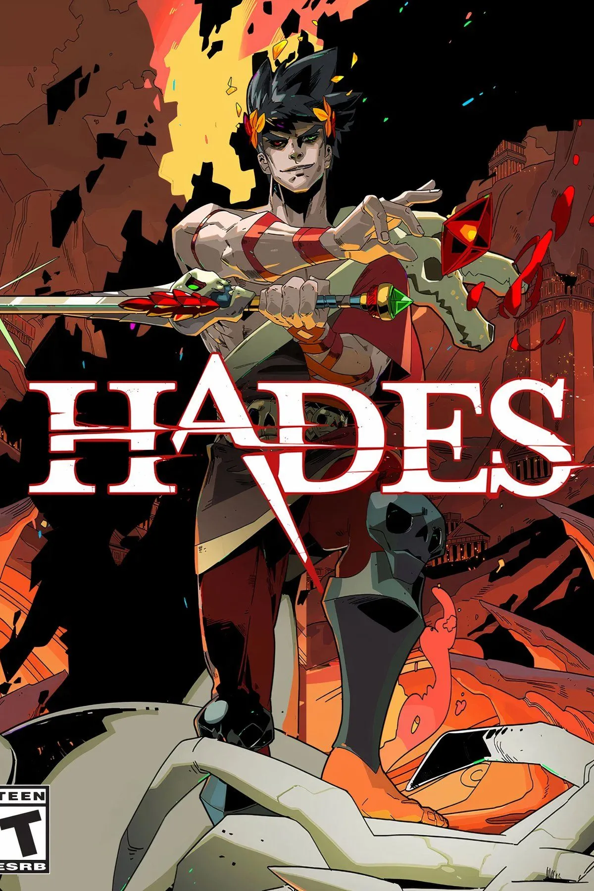 Tổng hợp các cảnh gameplay và nhân vật trong Hades, bao gồm Zagreus chiến đấu và tương tác với các vị thần Hy Lạp, thể hiện phong cách roguelike hành động và đồ họa độc đáo.
