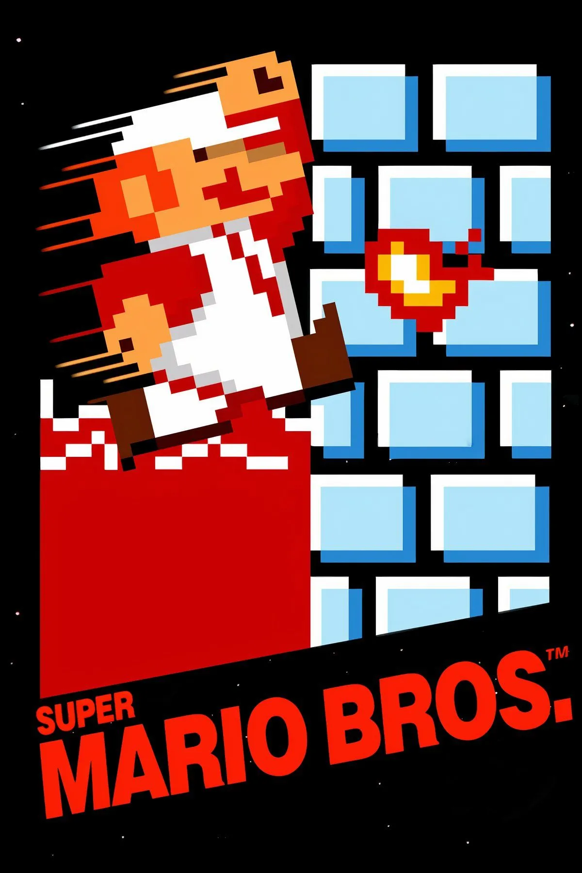 Tổng hợp các hình ảnh biểu tượng của game Super Mario Bros trên NES