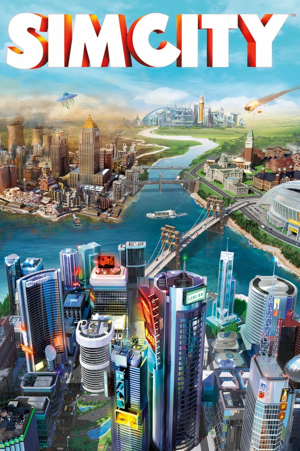 Tổng hợp hình ảnh xây dựng thành phố trong game SimCity phiên bản SNES