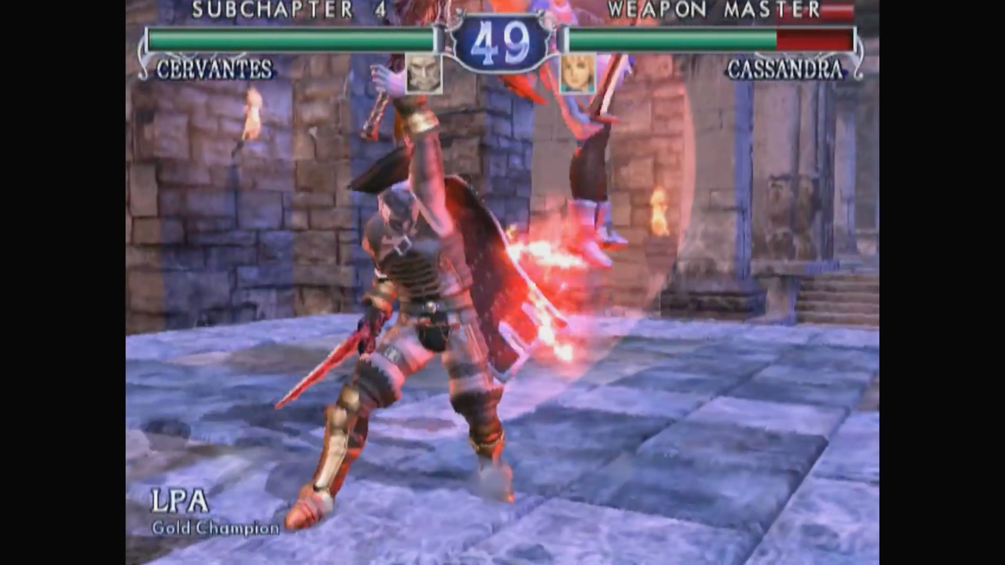 Trải nghiệm đối kháng với SoulCalibur II trên Nintendo Switch 2, độ trễ được tối ưu.
