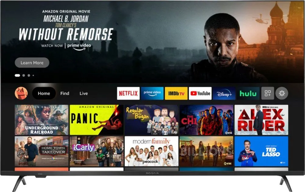 TV Insignia F50 Series 4K UHD Smart Fire TV mang trải nghiệm giải trí đỉnh cao về nhà.